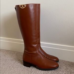 Tory Burch Sidney Leather Riding boots